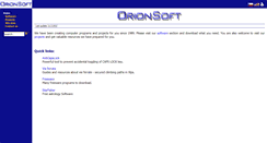 Desktop Screenshot of orionsoft.cz